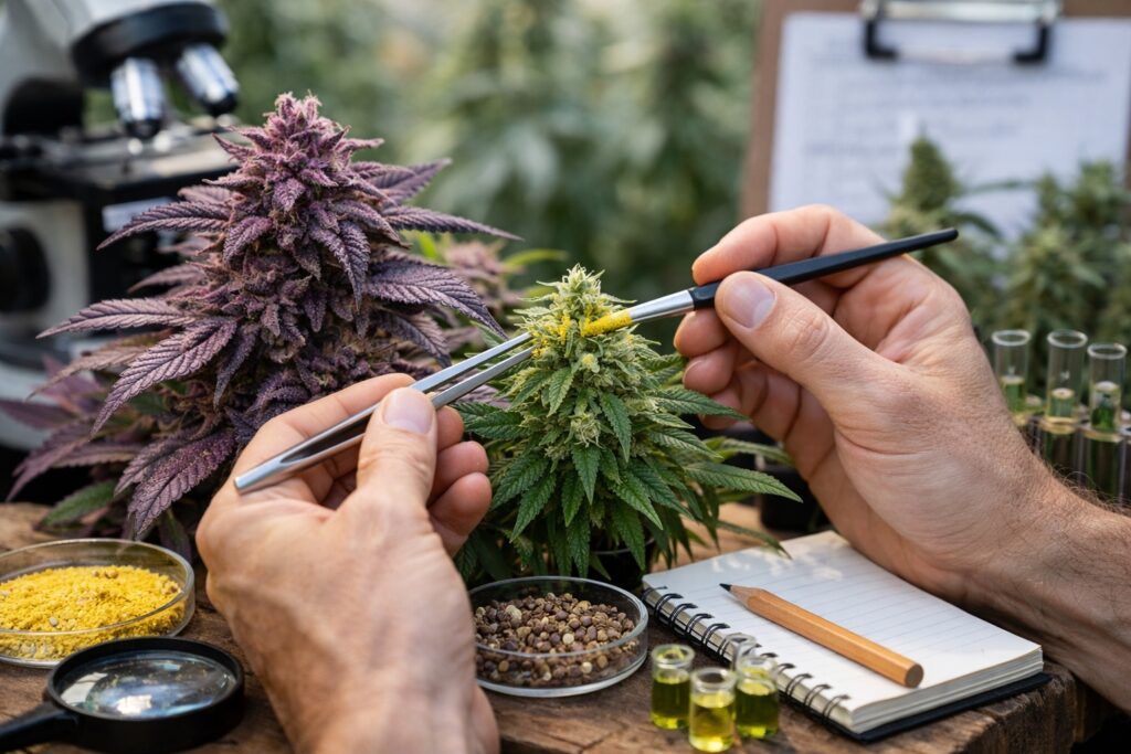 Tworzenie nowych odmian marihuany